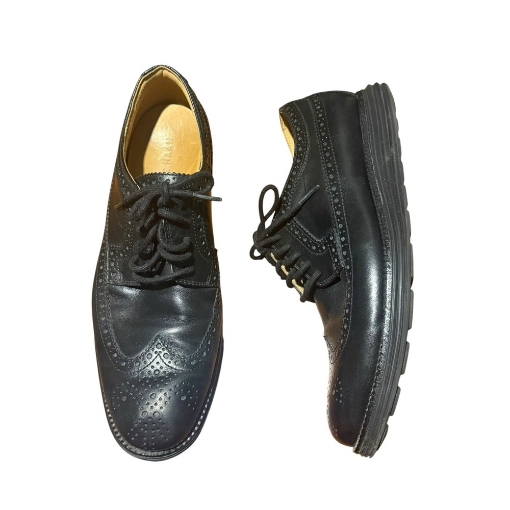 Cole Haan LunaGrand Brogue Black Men's Size 10